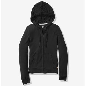 PINK Victoria's Secret Sweaters - Cozy Perfect Full-Zip - pure black PINK Victoria's Secret Sweaters - Cozy Perfect Full-Zip - pure black